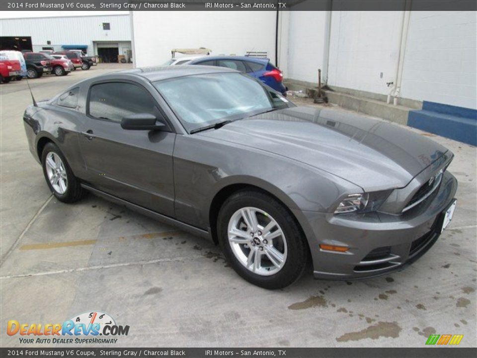 2014 Ford Mustang V6 Coupe Sterling Gray / Charcoal Black Photo #15