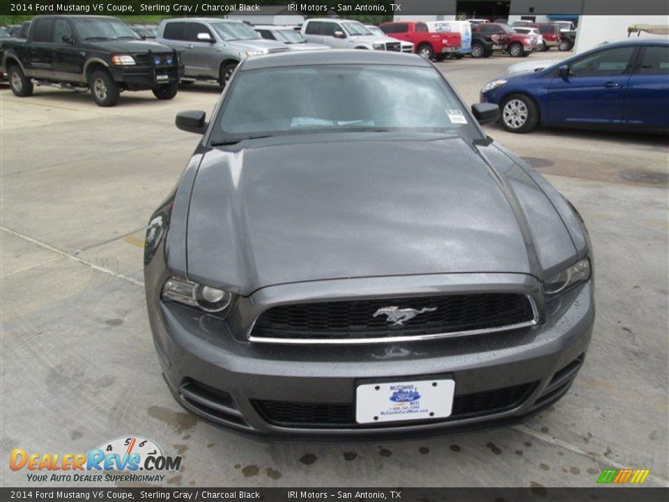 2014 Ford Mustang V6 Coupe Sterling Gray / Charcoal Black Photo #16