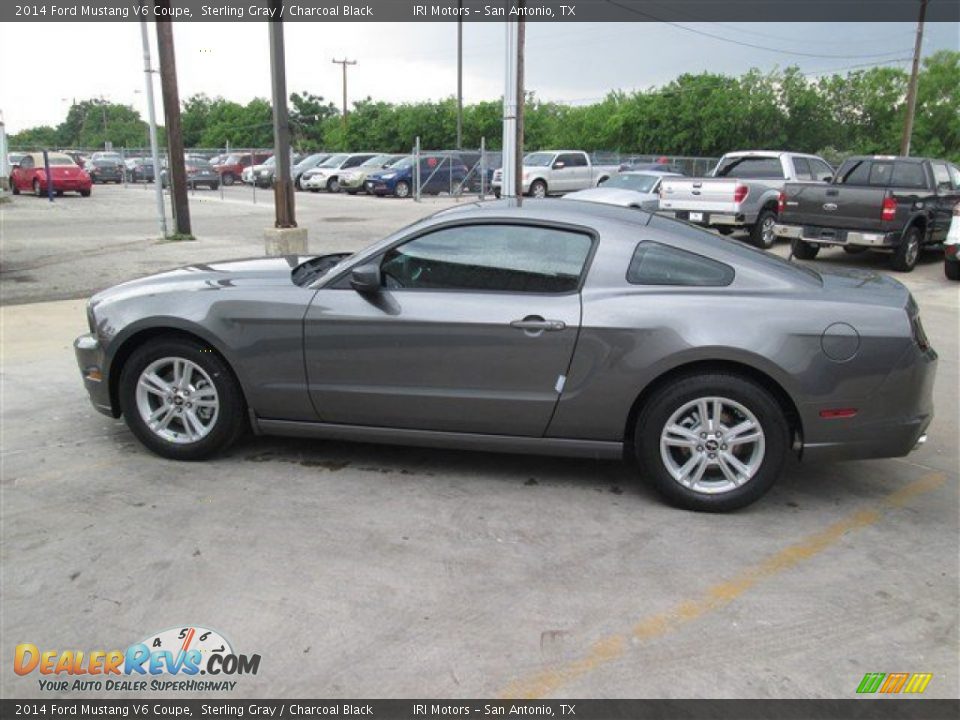 2014 Ford Mustang V6 Coupe Sterling Gray / Charcoal Black Photo #18
