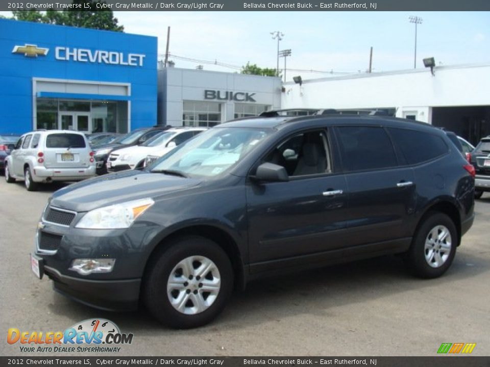 2012 Chevrolet Traverse LS Cyber Gray Metallic / Dark Gray/Light Gray Photo #1