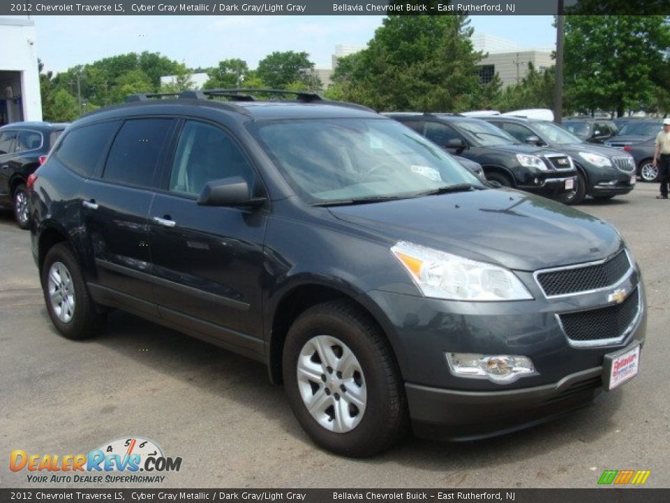 2012 Chevrolet Traverse LS Cyber Gray Metallic / Dark Gray/Light Gray Photo #3