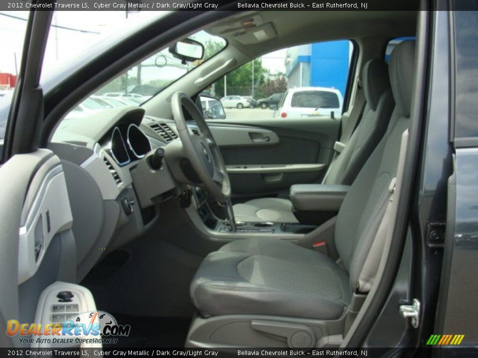 2012 Chevrolet Traverse LS Cyber Gray Metallic / Dark Gray/Light Gray Photo #7