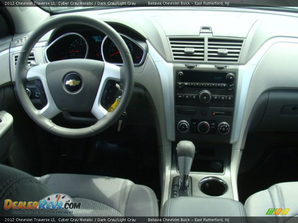 2012 Chevrolet Traverse LS Cyber Gray Metallic / Dark Gray/Light Gray Photo #9
