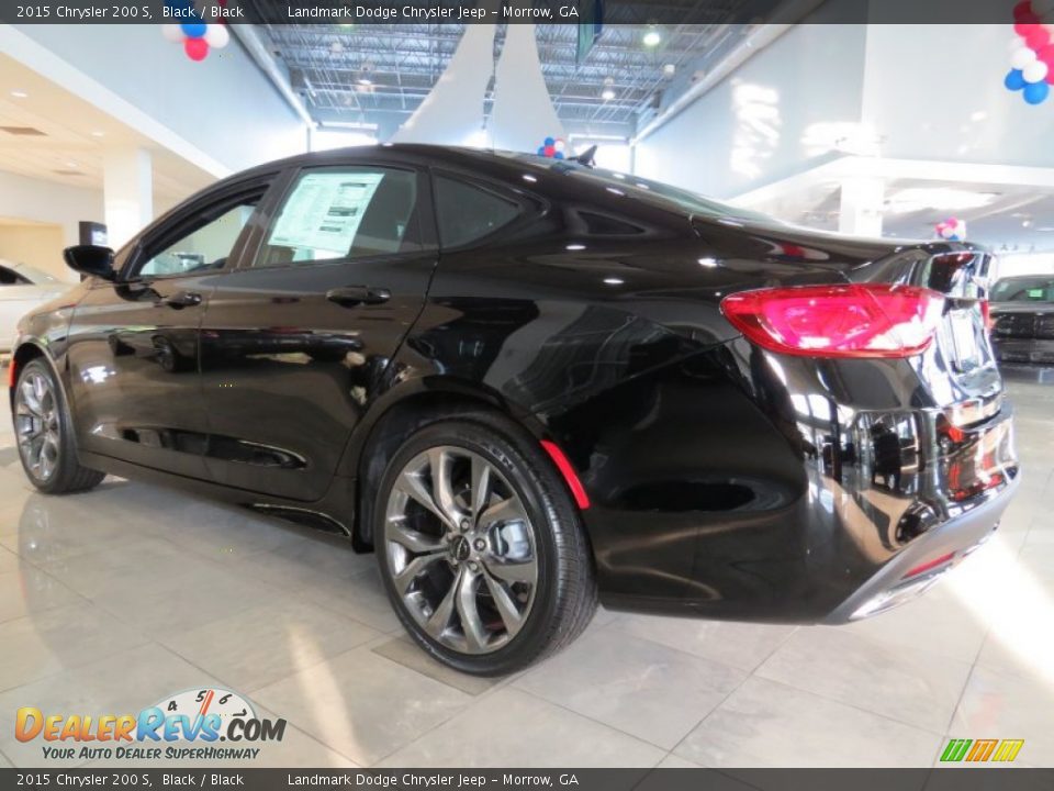 2015 Chrysler 200 S Black / Black Photo #2