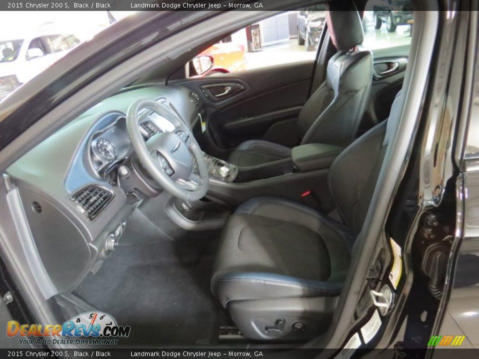 2015 Chrysler 200 S Black / Black Photo #6