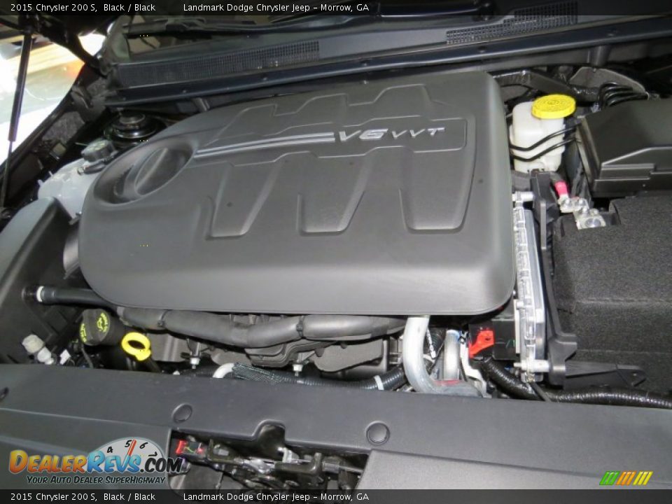 2015 Chrysler 200 S Black / Black Photo #8