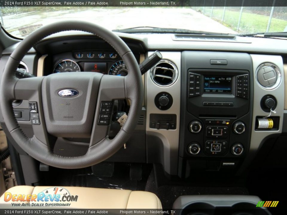 2014 Ford F150 XLT SuperCrew Pale Adobe / Pale Adobe Photo #28