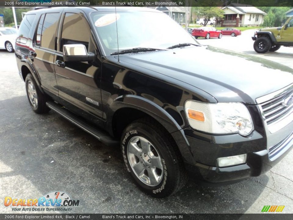 2006 Ford Explorer Limited 4x4 Black / Camel Photo #3