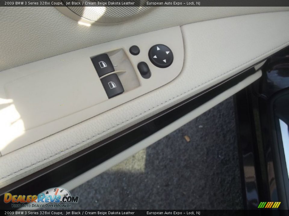 2009 BMW 3 Series 328xi Coupe Jet Black / Cream Beige Dakota Leather Photo #9