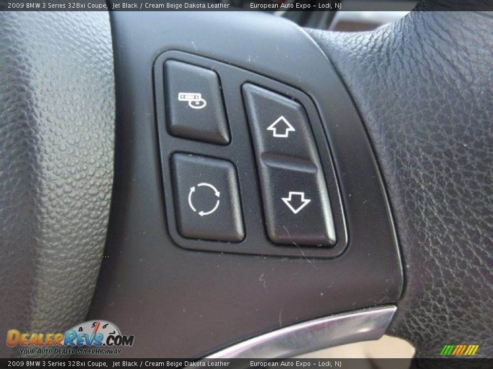 2009 BMW 3 Series 328xi Coupe Jet Black / Cream Beige Dakota Leather Photo #14