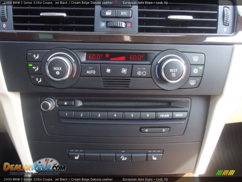 2009 BMW 3 Series 328xi Coupe Jet Black / Cream Beige Dakota Leather Photo #19