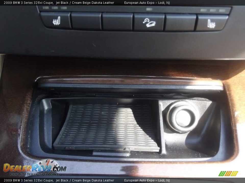 2009 BMW 3 Series 328xi Coupe Jet Black / Cream Beige Dakota Leather Photo #21