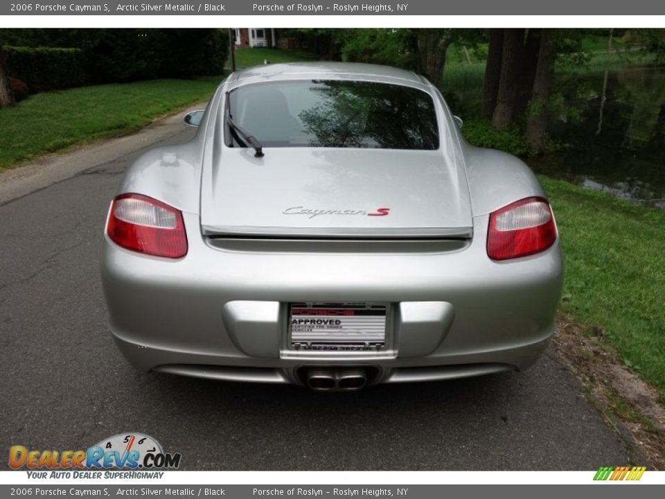 2006 Porsche Cayman S Arctic Silver Metallic / Black Photo #5