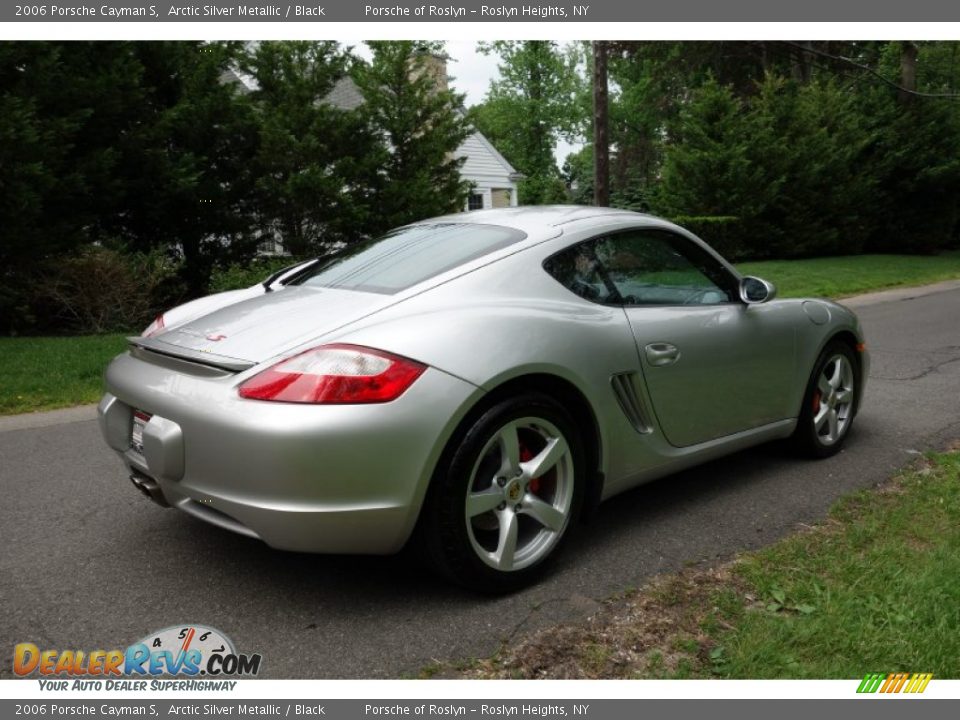 2006 Porsche Cayman S Arctic Silver Metallic / Black Photo #6