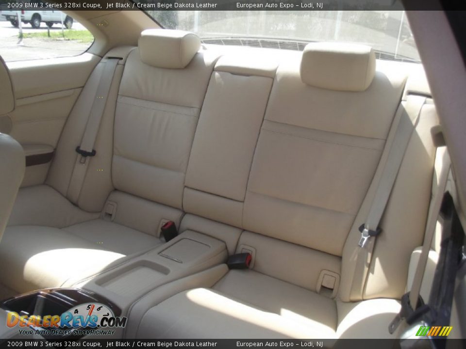 2009 BMW 3 Series 328xi Coupe Jet Black / Cream Beige Dakota Leather Photo #30
