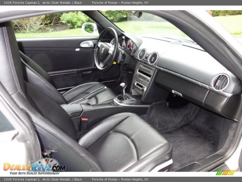 2006 Porsche Cayman S Arctic Silver Metallic / Black Photo #12