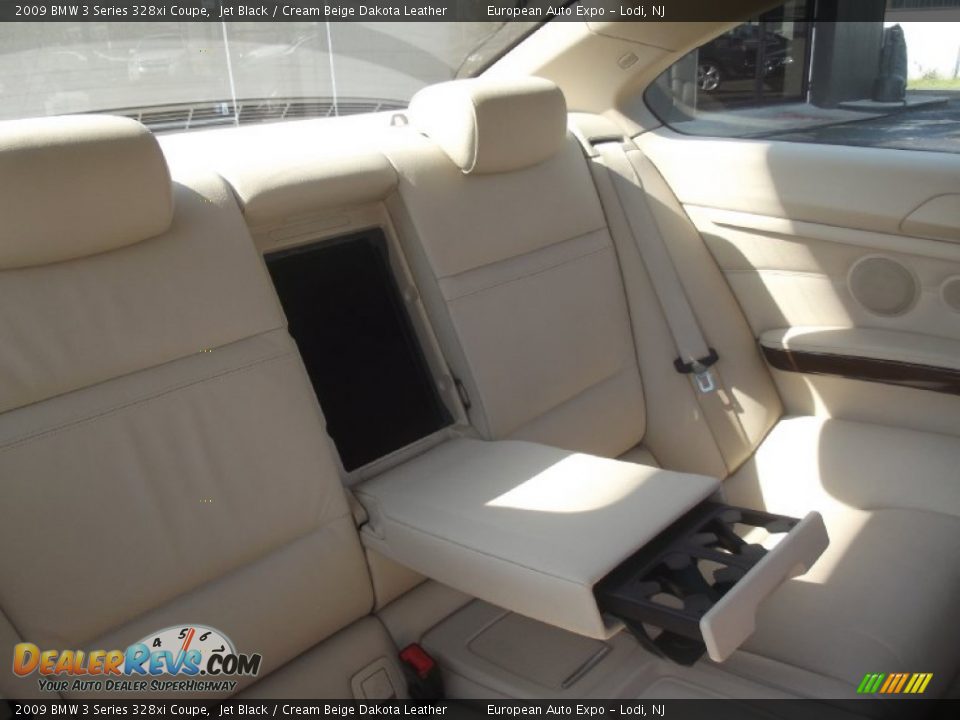 2009 BMW 3 Series 328xi Coupe Jet Black / Cream Beige Dakota Leather Photo #32