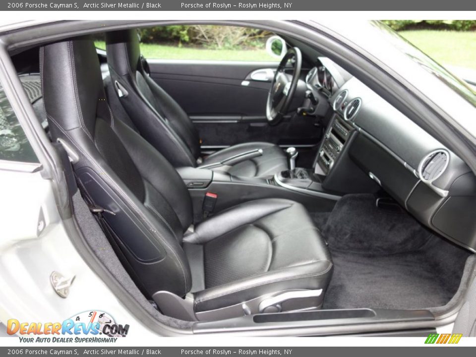 2006 Porsche Cayman S Arctic Silver Metallic / Black Photo #13