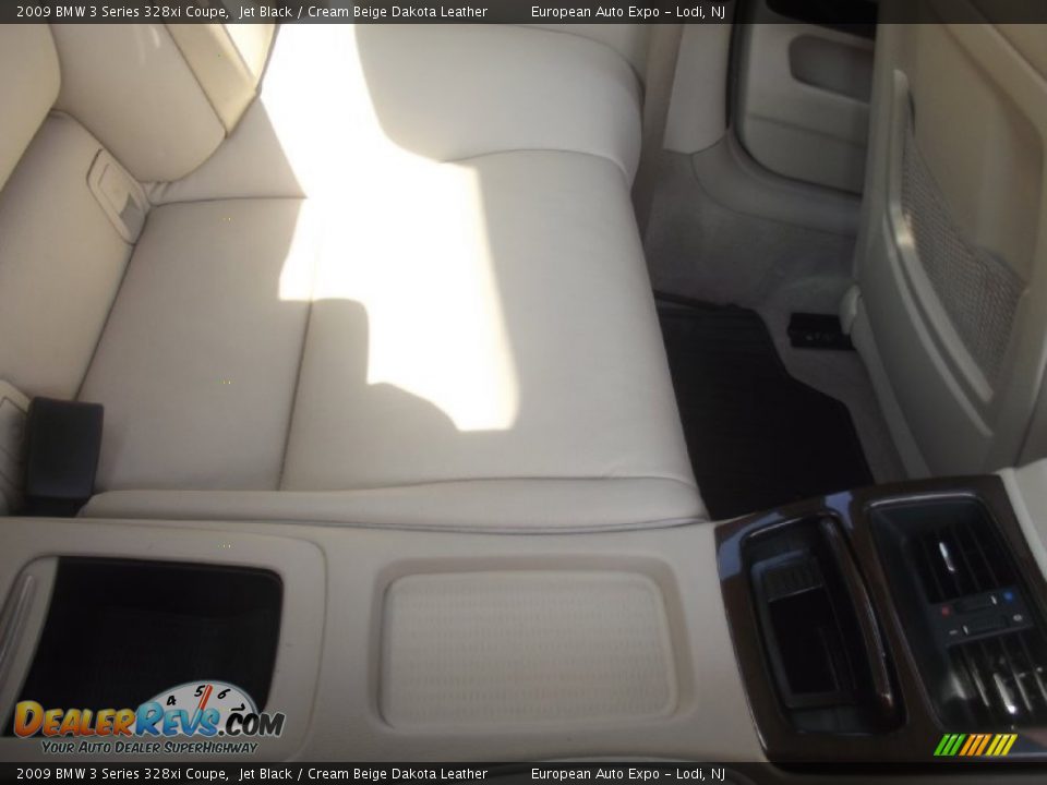2009 BMW 3 Series 328xi Coupe Jet Black / Cream Beige Dakota Leather Photo #33
