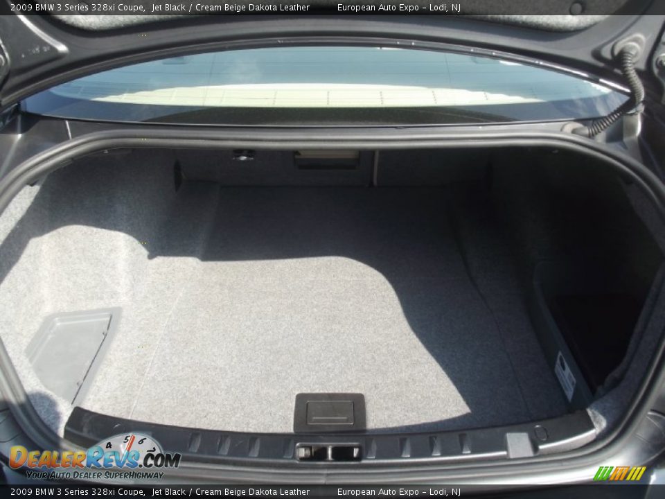 2009 BMW 3 Series 328xi Coupe Jet Black / Cream Beige Dakota Leather Photo #35