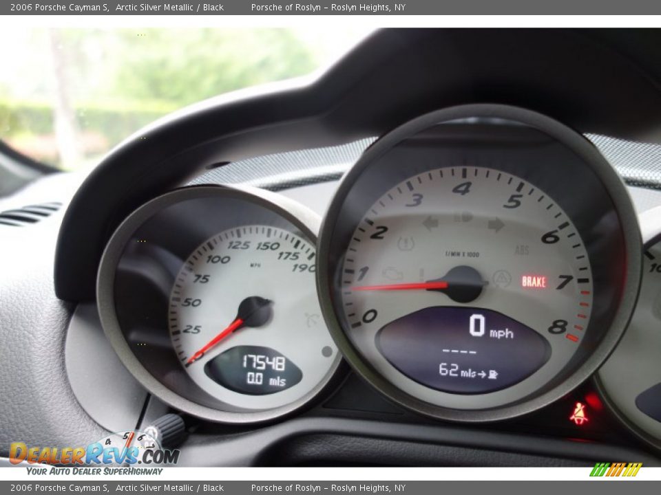 2006 Porsche Cayman S Arctic Silver Metallic / Black Photo #17