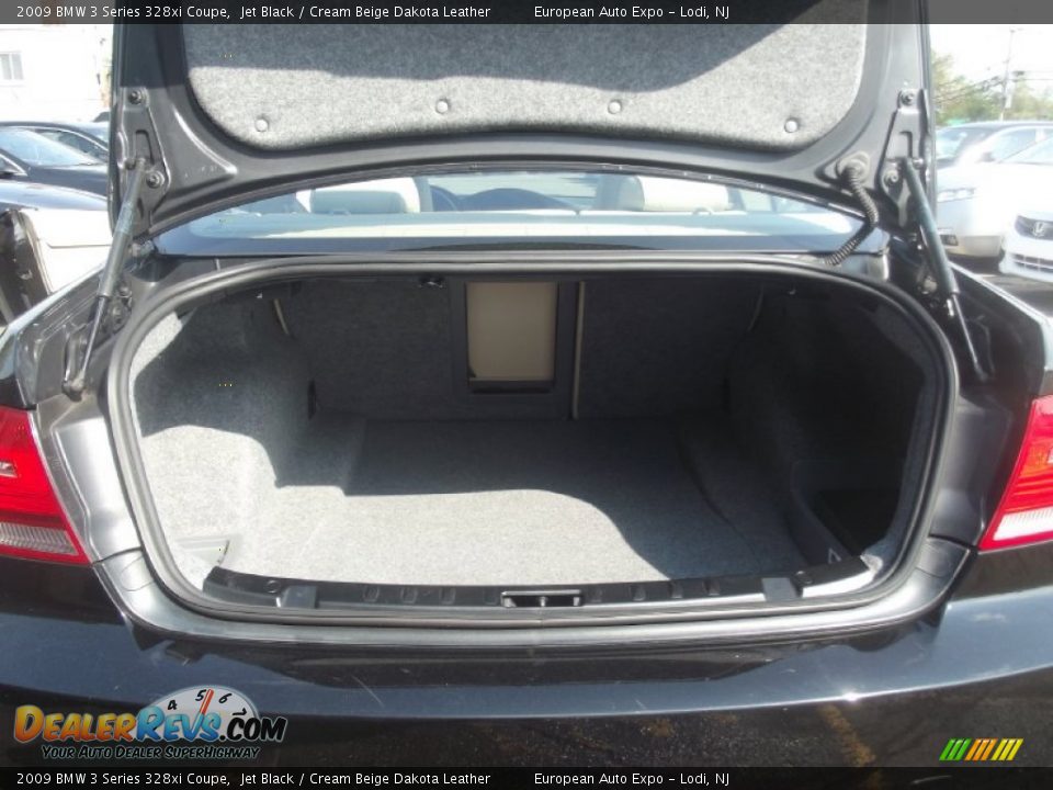 2009 BMW 3 Series 328xi Coupe Jet Black / Cream Beige Dakota Leather Photo #36