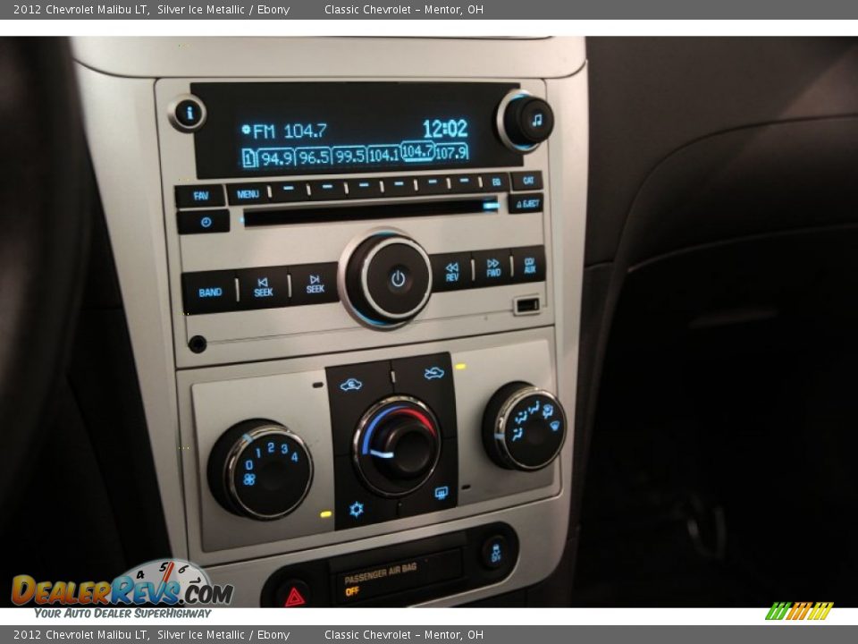 2012 Chevrolet Malibu LT Silver Ice Metallic / Ebony Photo #8