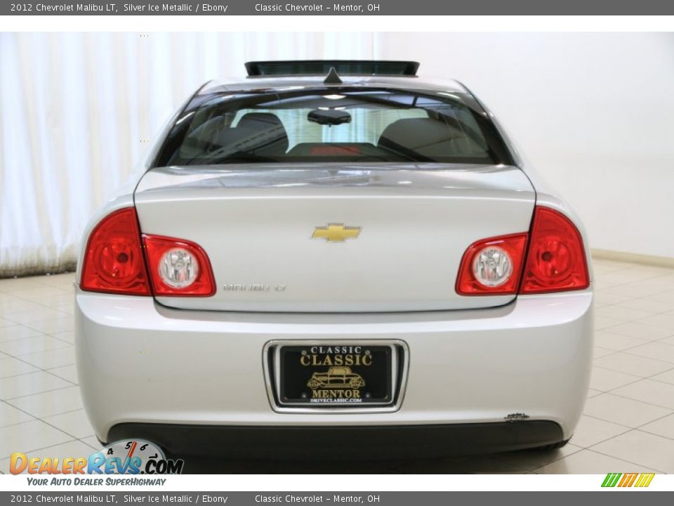 2012 Chevrolet Malibu LT Silver Ice Metallic / Ebony Photo #13