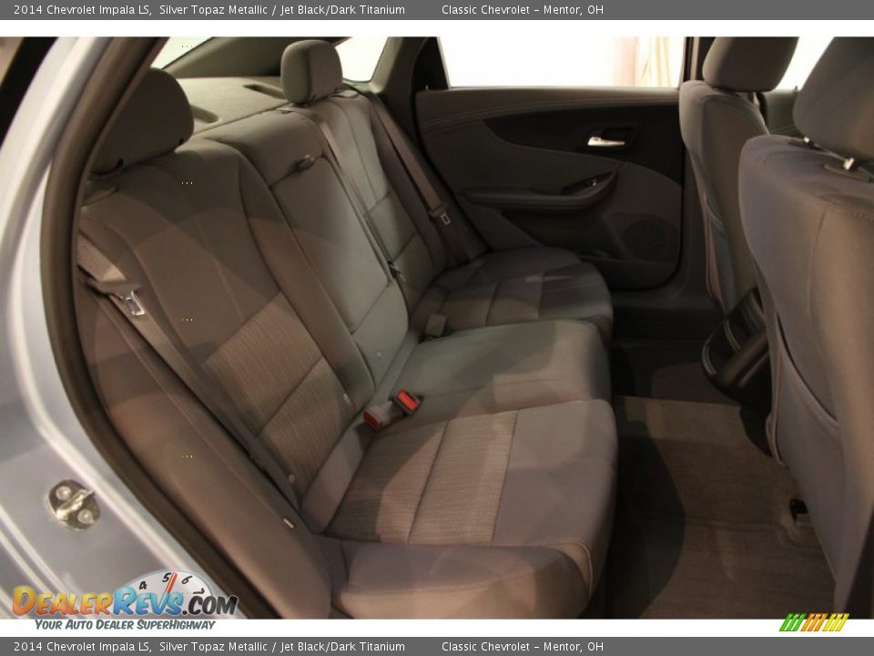 2014 Chevrolet Impala LS Silver Topaz Metallic / Jet Black/Dark Titanium Photo #11