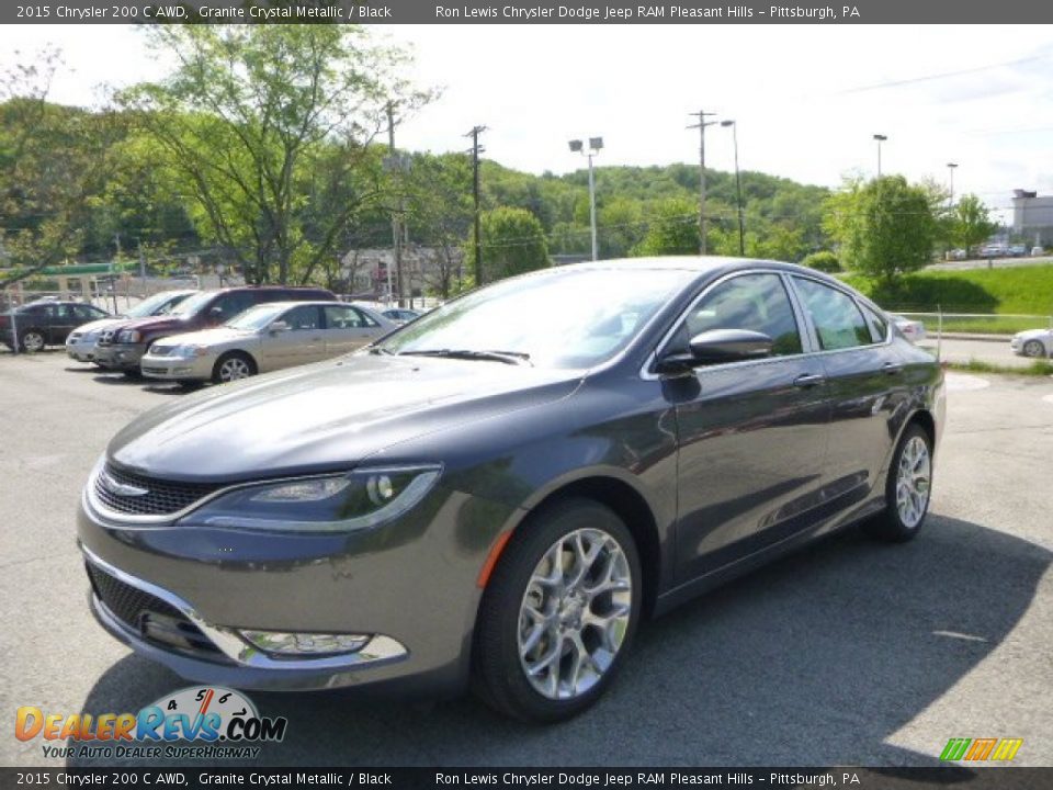 2015 Chrysler 200 C AWD Granite Crystal Metallic / Black Photo #1