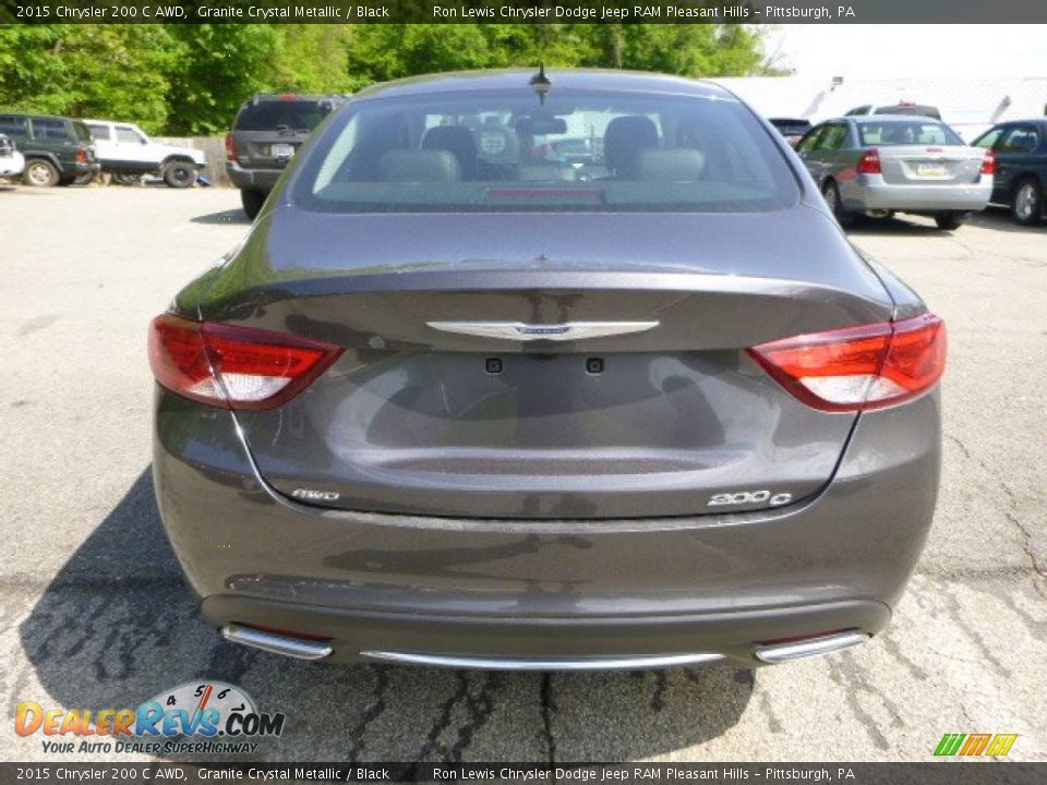 2015 Chrysler 200 C AWD Granite Crystal Metallic / Black Photo #4