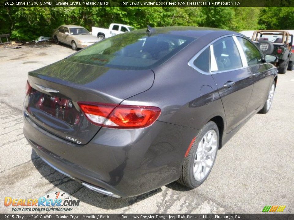 2015 Chrysler 200 C AWD Granite Crystal Metallic / Black Photo #5