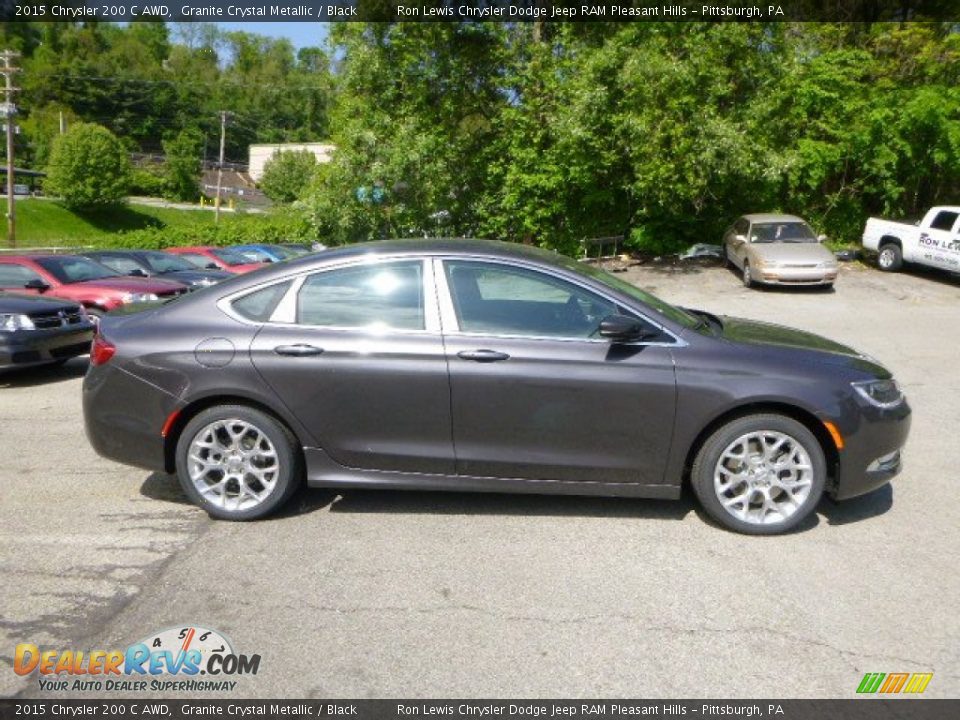 2015 Chrysler 200 C AWD Granite Crystal Metallic / Black Photo #6