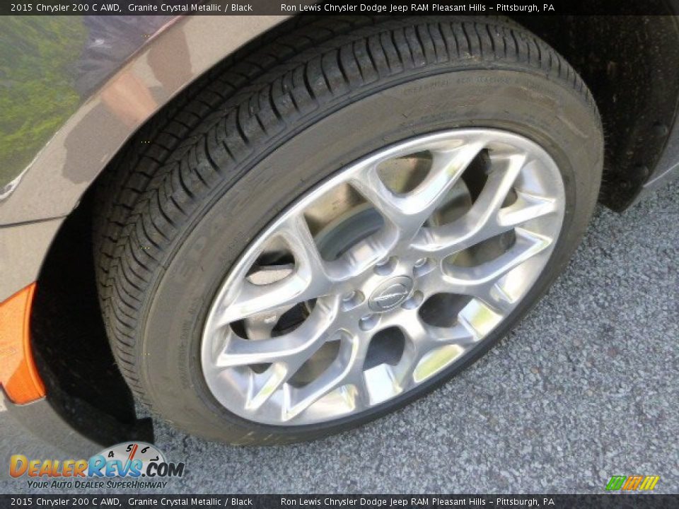 2015 Chrysler 200 C AWD Granite Crystal Metallic / Black Photo #9