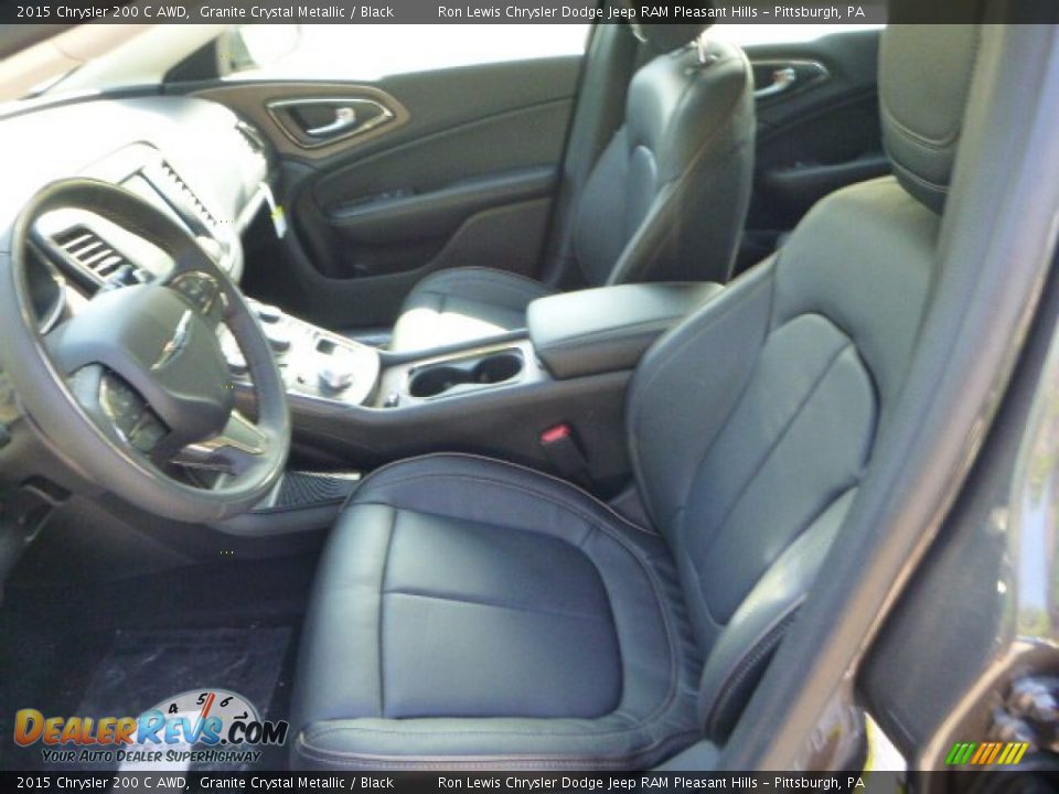 2015 Chrysler 200 C AWD Granite Crystal Metallic / Black Photo #10