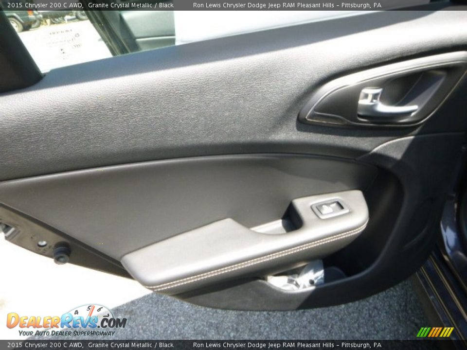 2015 Chrysler 200 C AWD Granite Crystal Metallic / Black Photo #13