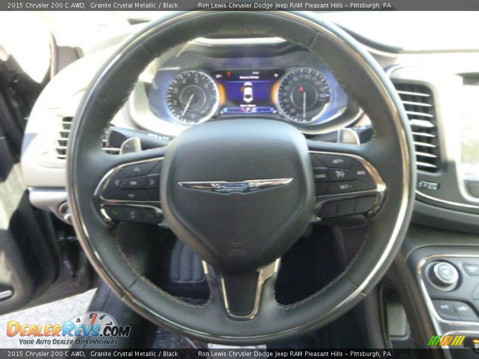 2015 Chrysler 200 C AWD Steering Wheel Photo #17