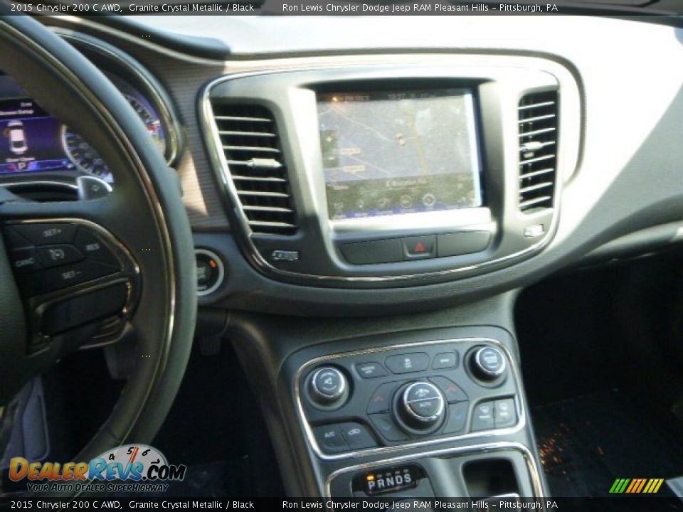 2015 Chrysler 200 C AWD Granite Crystal Metallic / Black Photo #19