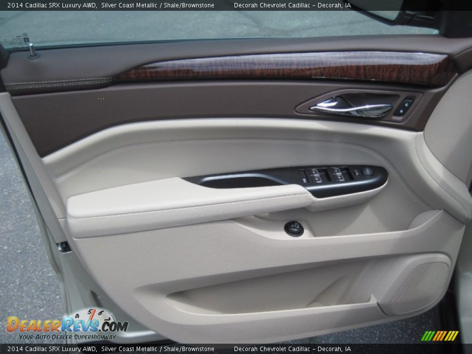 2014 Cadillac SRX Luxury AWD Silver Coast Metallic / Shale/Brownstone Photo #11