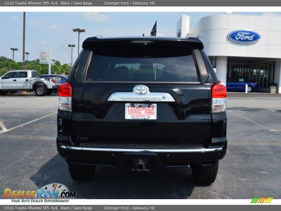 2010 Toyota 4Runner SR5 4x4 Black / Sand Beige Photo #5
