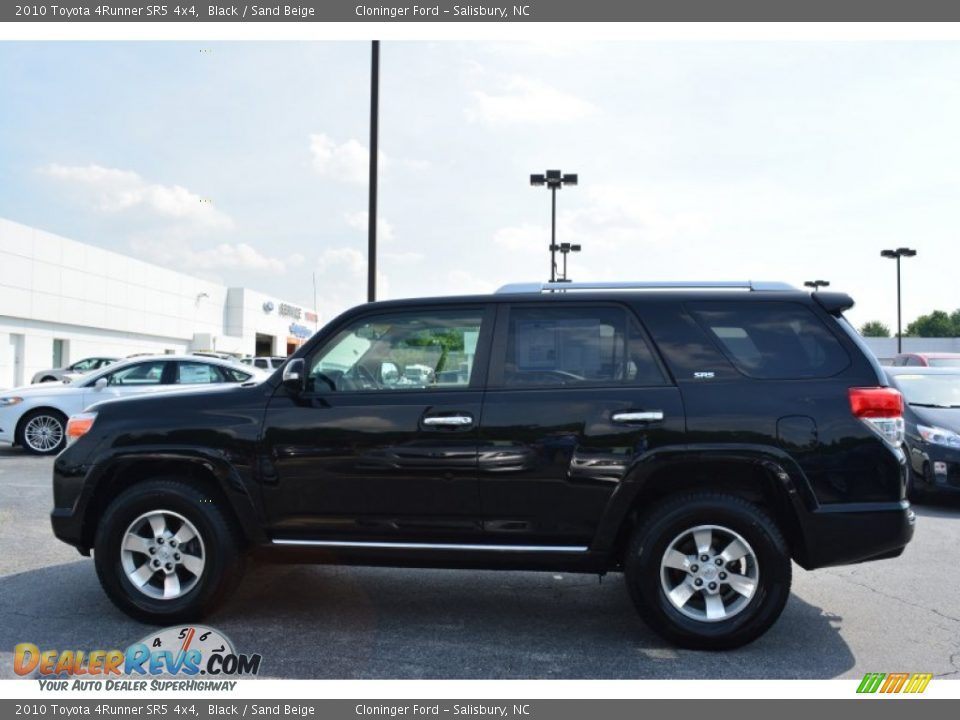 2010 Toyota 4Runner SR5 4x4 Black / Sand Beige Photo #6