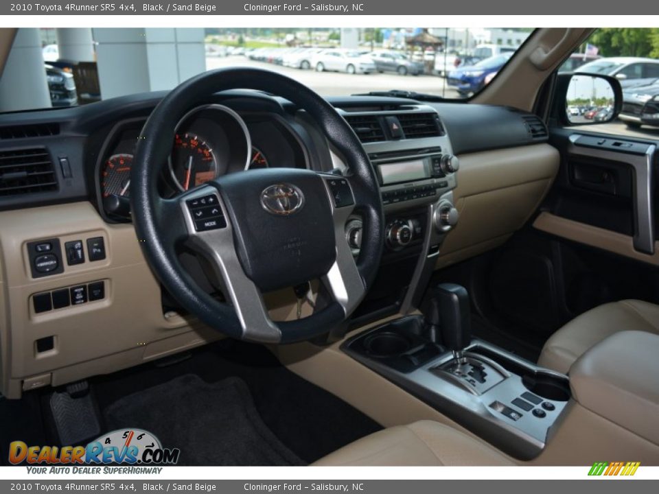 2010 Toyota 4Runner SR5 4x4 Black / Sand Beige Photo #10
