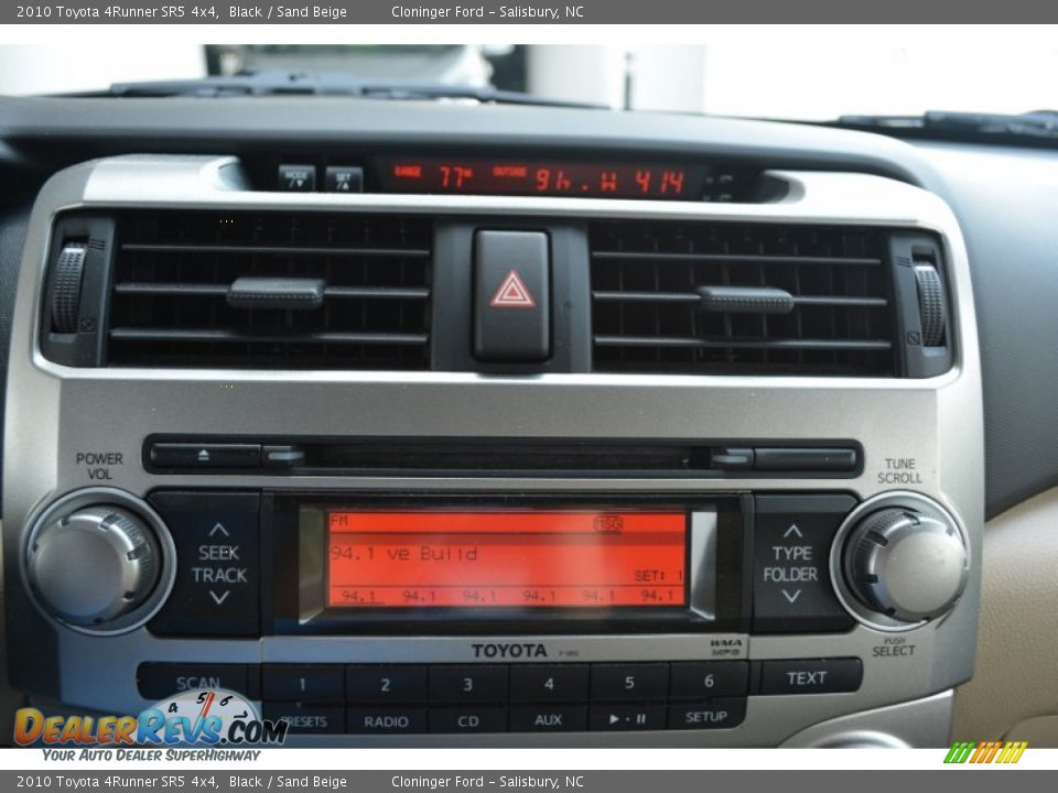 2010 Toyota 4Runner SR5 4x4 Black / Sand Beige Photo #20
