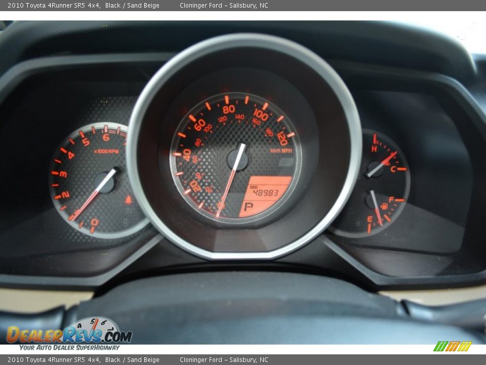 2010 Toyota 4Runner SR5 4x4 Black / Sand Beige Photo #28