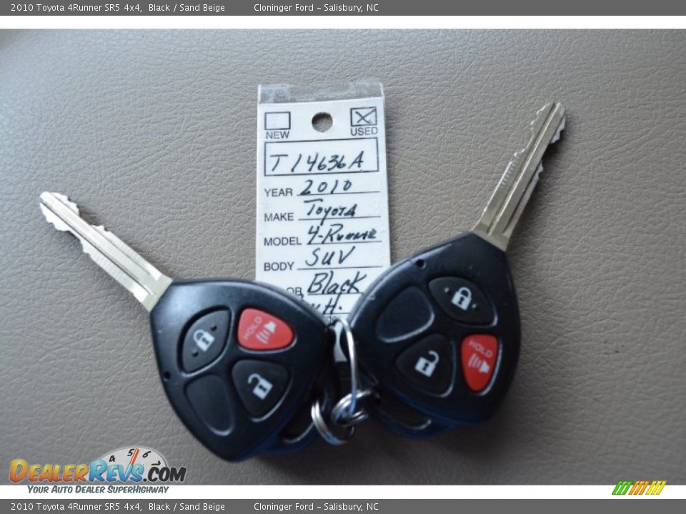 2010 Toyota 4Runner SR5 4x4 Black / Sand Beige Photo #31
