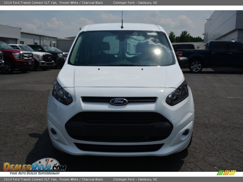 2014 Ford Transit Connect XLT Van Frozen White / Charcoal Black Photo #4