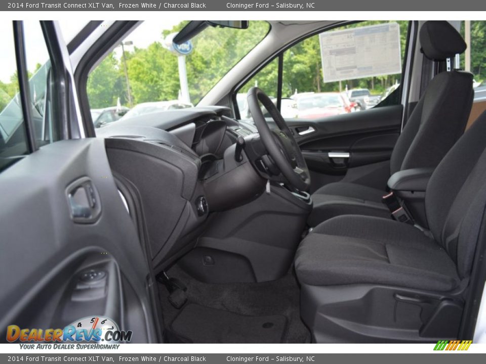 Charcoal Black Interior - 2014 Ford Transit Connect XLT Van Photo #6