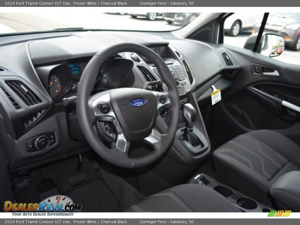 Charcoal Black Interior - 2014 Ford Transit Connect XLT Van Photo #7