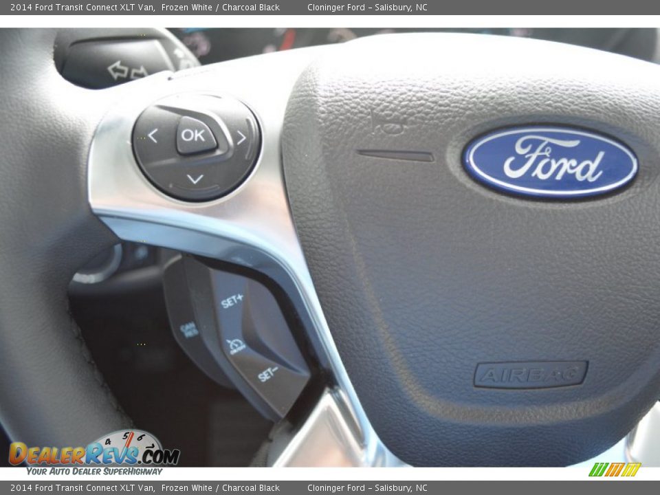 2014 Ford Transit Connect XLT Van Frozen White / Charcoal Black Photo #16