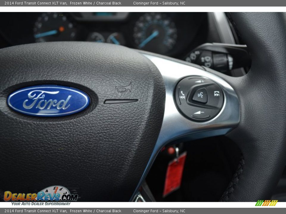 2014 Ford Transit Connect XLT Van Frozen White / Charcoal Black Photo #17